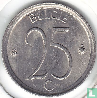 Belgium 25 centimes 1964 (NLD) - Image 2