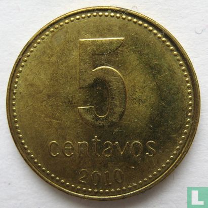Argentinië 5 centavos 2010 - Afbeelding 1