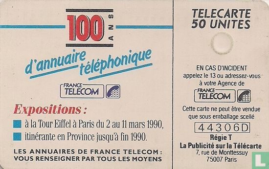 100 ans d'annuaire téléphonique  - Image 2