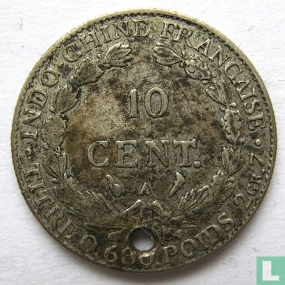 Frans Indochina 10 centimes 1925 - Afbeelding 2