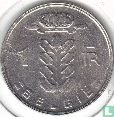 Belgium 1 franc 1988 (NLD) - Image 2