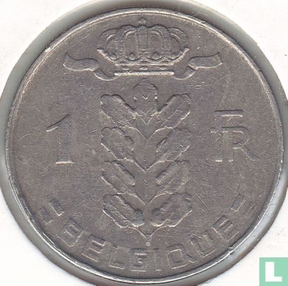 Belgium 1 franc 1973 (FRA) - Image 2