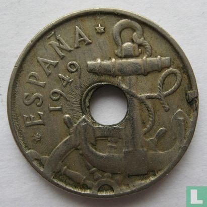 Spain 50 centimos 1949 (1954) - Image 1