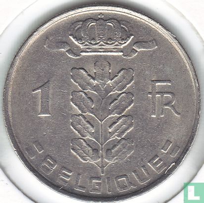 Belgien 1 Franc 1966 (FRA) - Bild 2