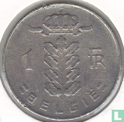 Belgien 1 Franc 1975 (NLD) - Bild 2
