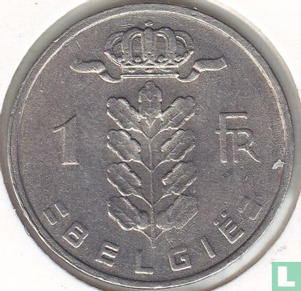 België 1 franc 1979 (NLD) - Afbeelding 2