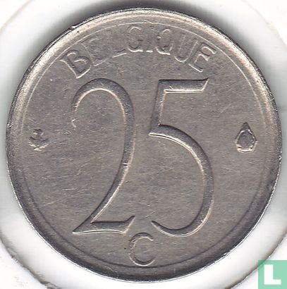 België 25 centimes 1965 (FRA) - Afbeelding 2
