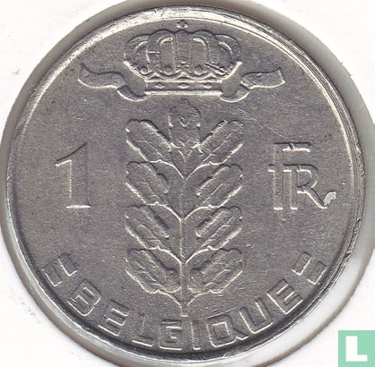 België 1 franc 1980 (FRA) - Afbeelding 2