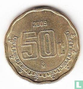 Mexico 50 centavo 2009 (aluminium-brons) - Afbeelding 1