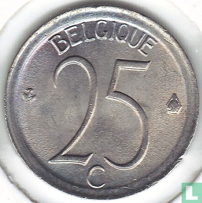 Belgique 25 centimes 1971 (FRA) - Image 2