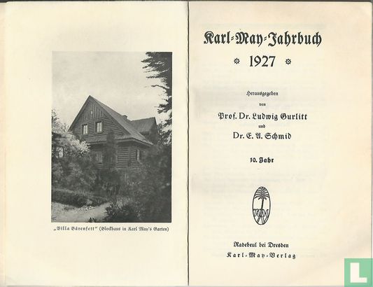 Karl May Jahrbuch 1927 - Image 3