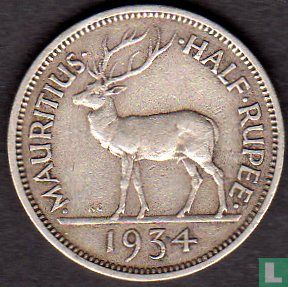 Mauritius ½ rupee 1934 - Afbeelding 1