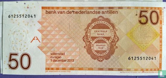 Niederländische Antillen 50 Gulden 2013 - Bild 2