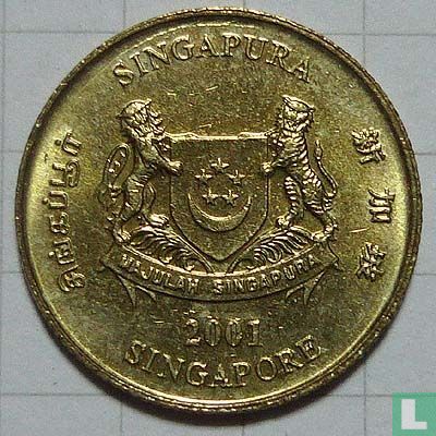Singapore 5 cents 2001 - Afbeelding 1