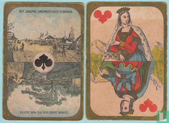 Batavia, Daveluy, Brugge, 52 Speelkaarten, Playing Cards, 1865 - Bild 1