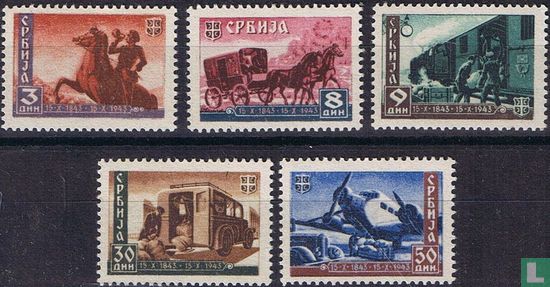 100 jaar Servische posterijen