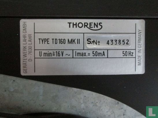Thorens TD 160 Mk II  - Afbeelding 3