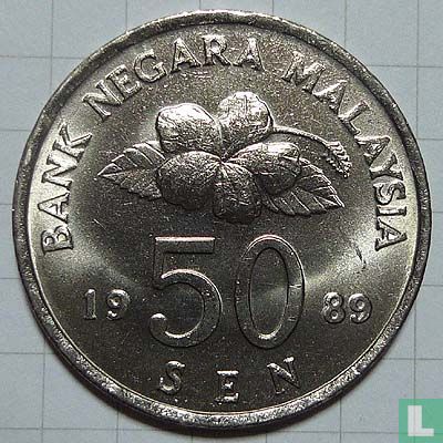 Maleisië 50 sen 1989 - Afbeelding 1