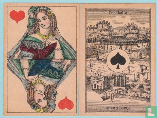 Bongout 11B No.1, L. Biermans, Turnhout, 32 Speelkaarten, Playing Cards, 1878 - Afbeelding 1