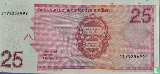 Nederlandse Antillen 25 Gulden 2014 - Afbeelding 1