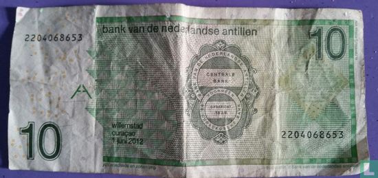 Niederländische Antillen 10 Gulden 2012 - Bild 2