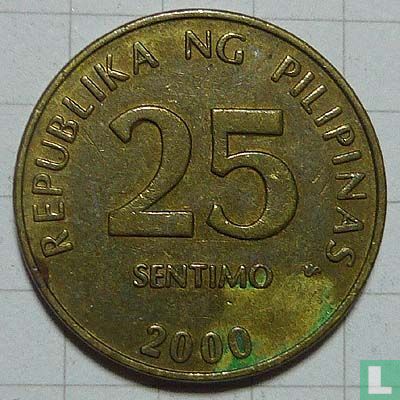 Philippinen 25 sentimo 2000 - Bild 1