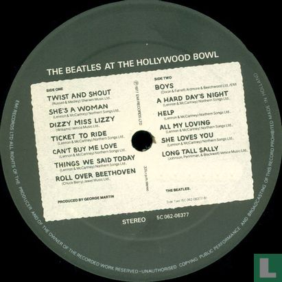 The Beatles at The Hollywood Bowl - Afbeelding 3