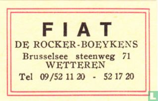 Fiat - De Rocker-Boeykens