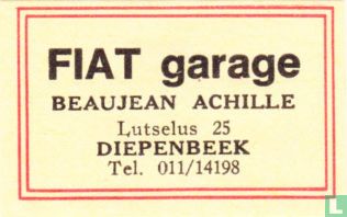 Fiat garage - Beaujean Achille
