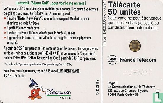 Disneyland Paris - Forfait golf - Afbeelding 2