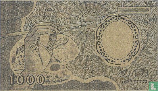 Nederland 1000 Gulden Replica - Afbeelding 2