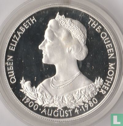 Guernsey 25 Pence 1980 (PP) "80th anniversary of Queen Mother" - Bild 1