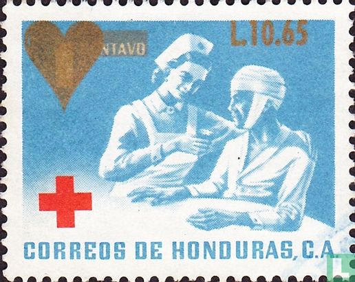Red Cross with overprint  