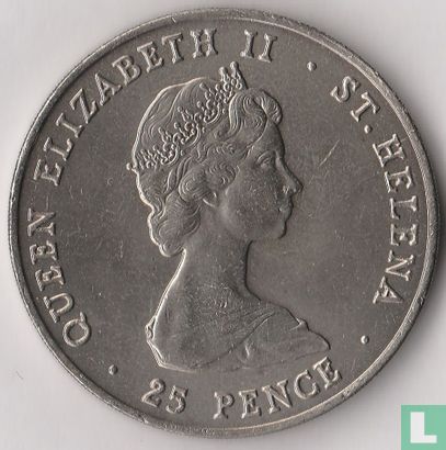 St. Helena 25 pence 1981 "Royal Wedding of Prince Charles and Lady Diana" - Image 2