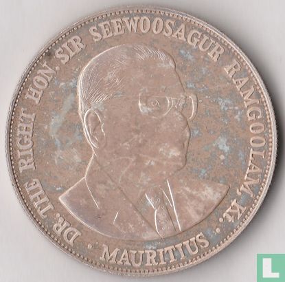 Mauritius 25 rupees 19710th anniversary of Mauritius independence" - Image 2