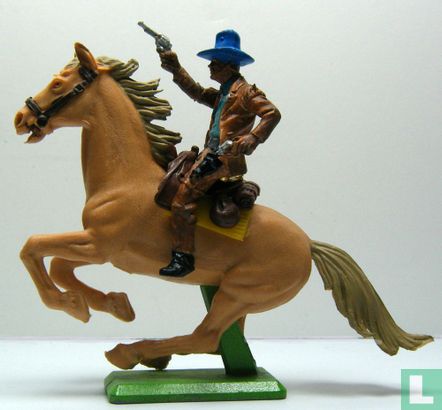 Cowboy te paard  - Afbeelding 1