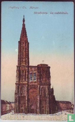 Strasbourg. La Cathédrale. Strassburg i.Els. Münster