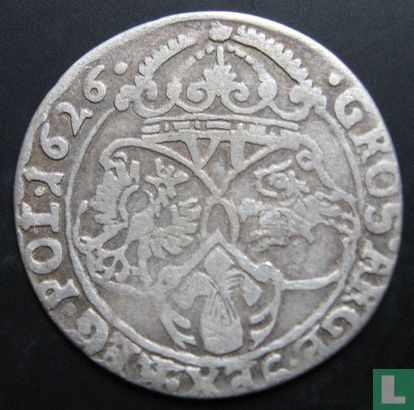 Polen 6 groszy 1626  - Afbeelding 1