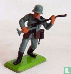 Wehrmacht soldaat met machinegeweer