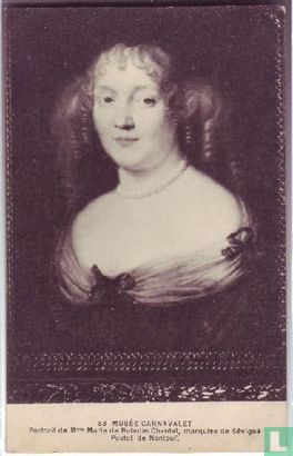 Portrait de Mme Marie de Rabutin Chantal , marquise de Sévigné