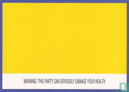 A000280 - Camel "Warning: This party can seriously damage your health" - Afbeelding 1