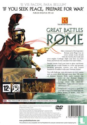 THE HISTORY CHANNEL® Great Battles of Rome - Image 2