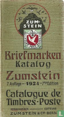 Zumstein Briefmarken Katalog Europa 1924 - Afbeelding 1