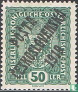 Austrian Crown with overprint