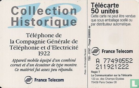 Téléphone de la Compagnie Générale de Téléphonie et d'Electricité  - Image 2