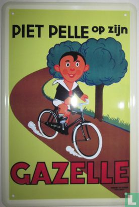 Piet Pelle op zijn Gazelle - Afbeelding 1
