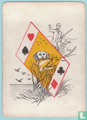 Joker USA, US2a, Sportsman's #202, Speelkaarten, Playing Cards 1886 - Image 1