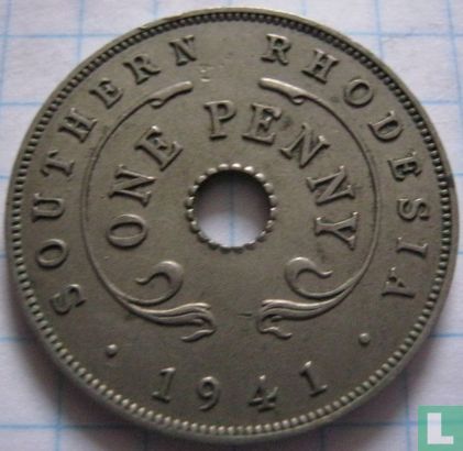 Zuid-Rhodesië 1 penny 1941 - Afbeelding 1