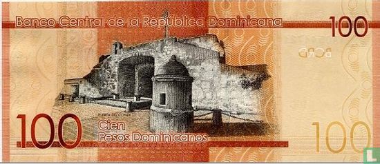Dominicaanse Republiek 100 Pesos Dominicanos  - Afbeelding 2