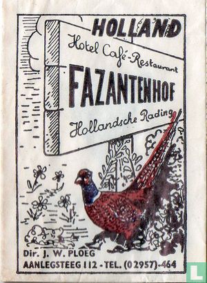 Hotel Café Restaurant Fazantenhof - Afbeelding 1